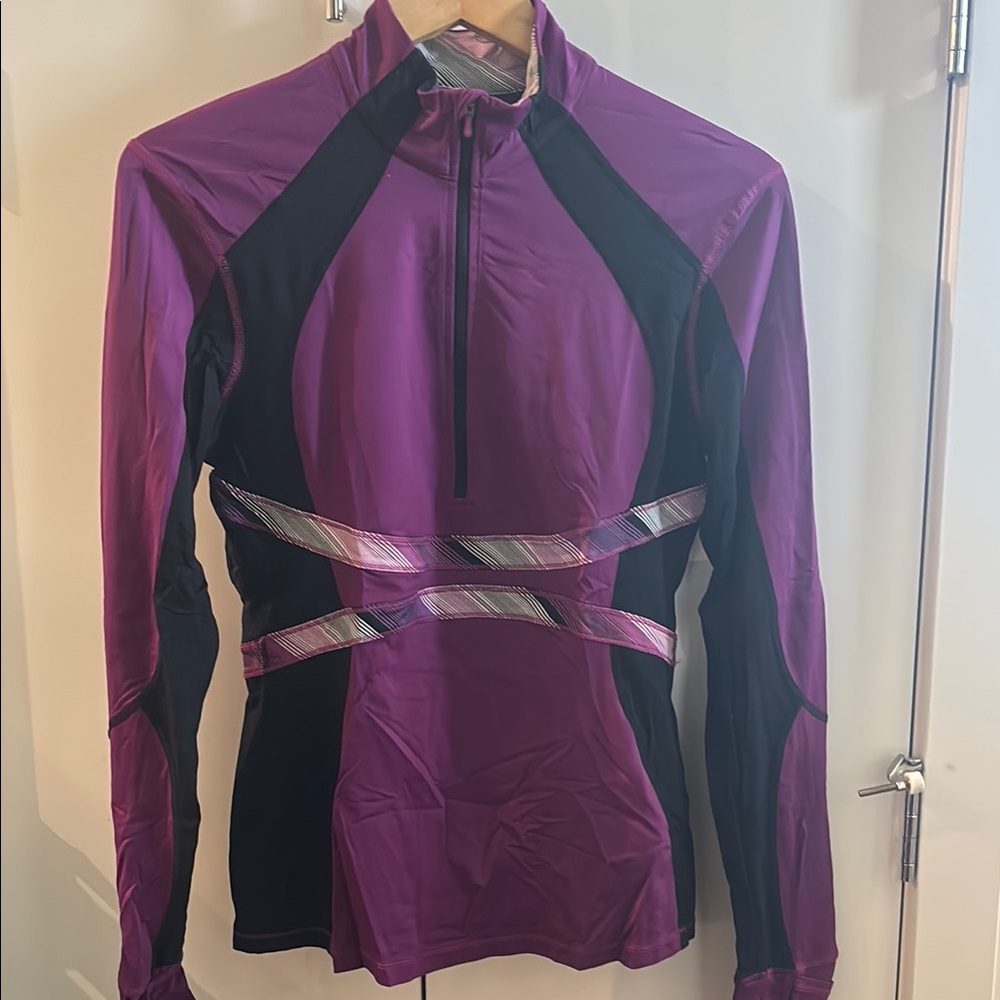 Purple and Black Athletic top from Lululemon